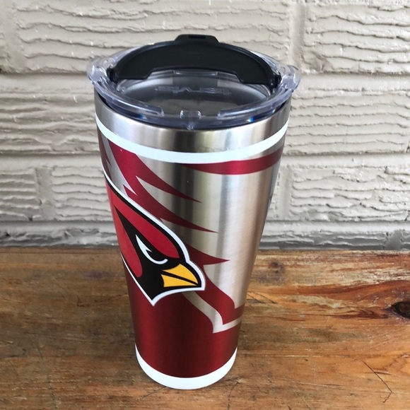 Set of Arizona Cardinals Tervis Rush 30oz Stainless Steel Tumbler & Unisex Scarf - Picture 2 of 12